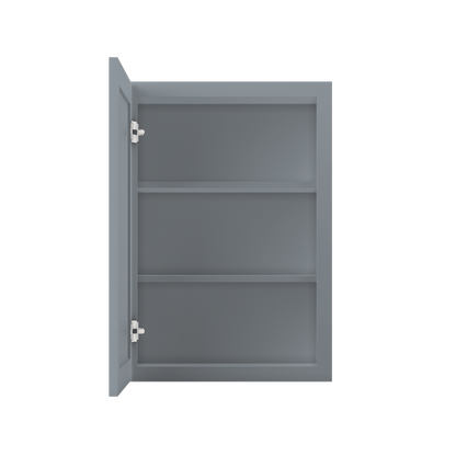 Wall Kitchen Cabinet W2130 Colonial Gray LessCare 21 in. width 30 in. height 12 in. depth