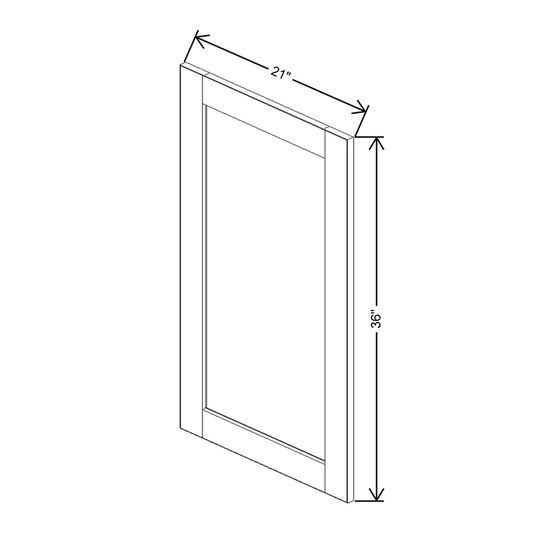 J&K Mahogany J5 Dummy Door Panel 21" W x 36" H
