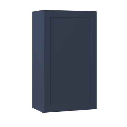 Wall Kitchen Cabinet W2136 Danbury Blue LessCare 21 in. width 36 in. height 12 in. depth