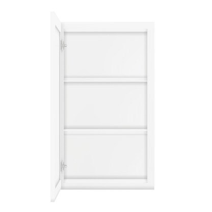 Wall Kitchen Cabinet W2136 Alpina White LessCare 21 in. width 36 in. height 12 in. depth