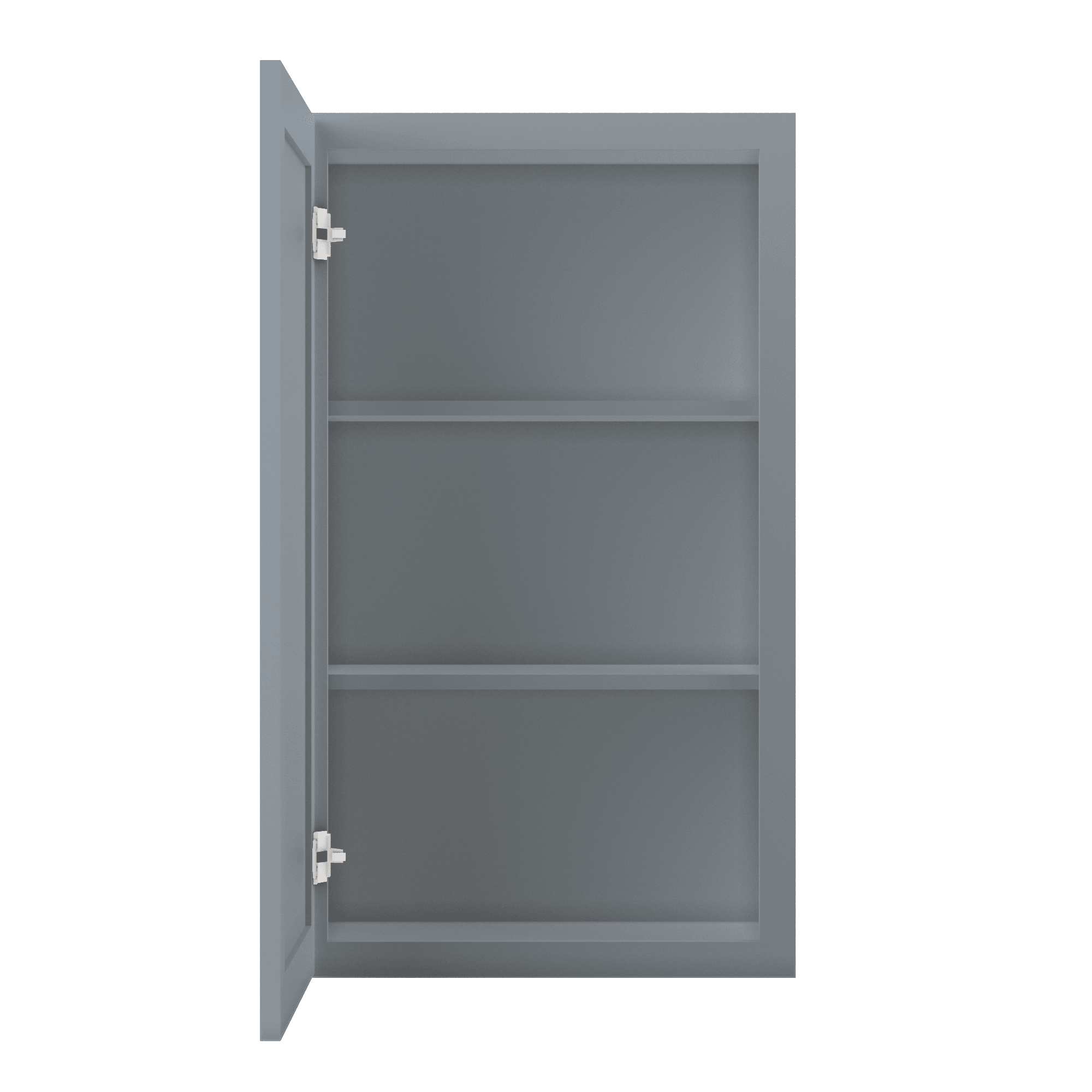 Wall Kitchen Cabinet W2136 Colonial Gray LessCare 21 in. width 36 in. height 12 in. depth