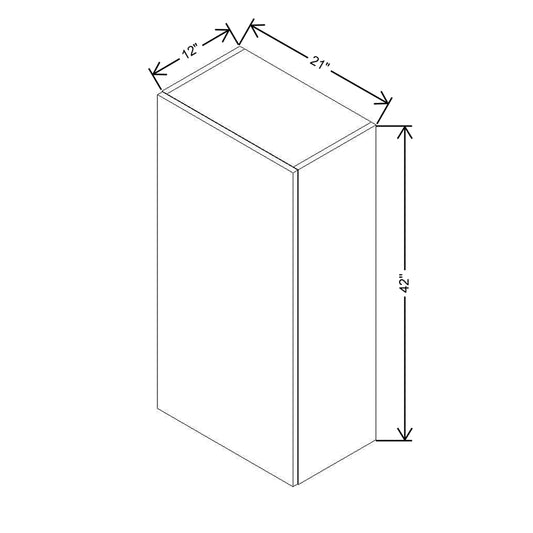 CNC Classic Milano Sunset 33" W X 24" H Double Door Wall Cabinet
