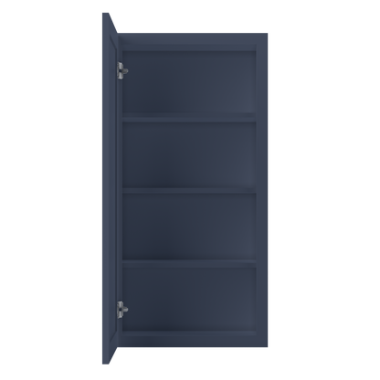 Wall Kitchen Cabinet W2142 Danbury Blue LessCare 21 in. width 42 in. height 12 in. depth