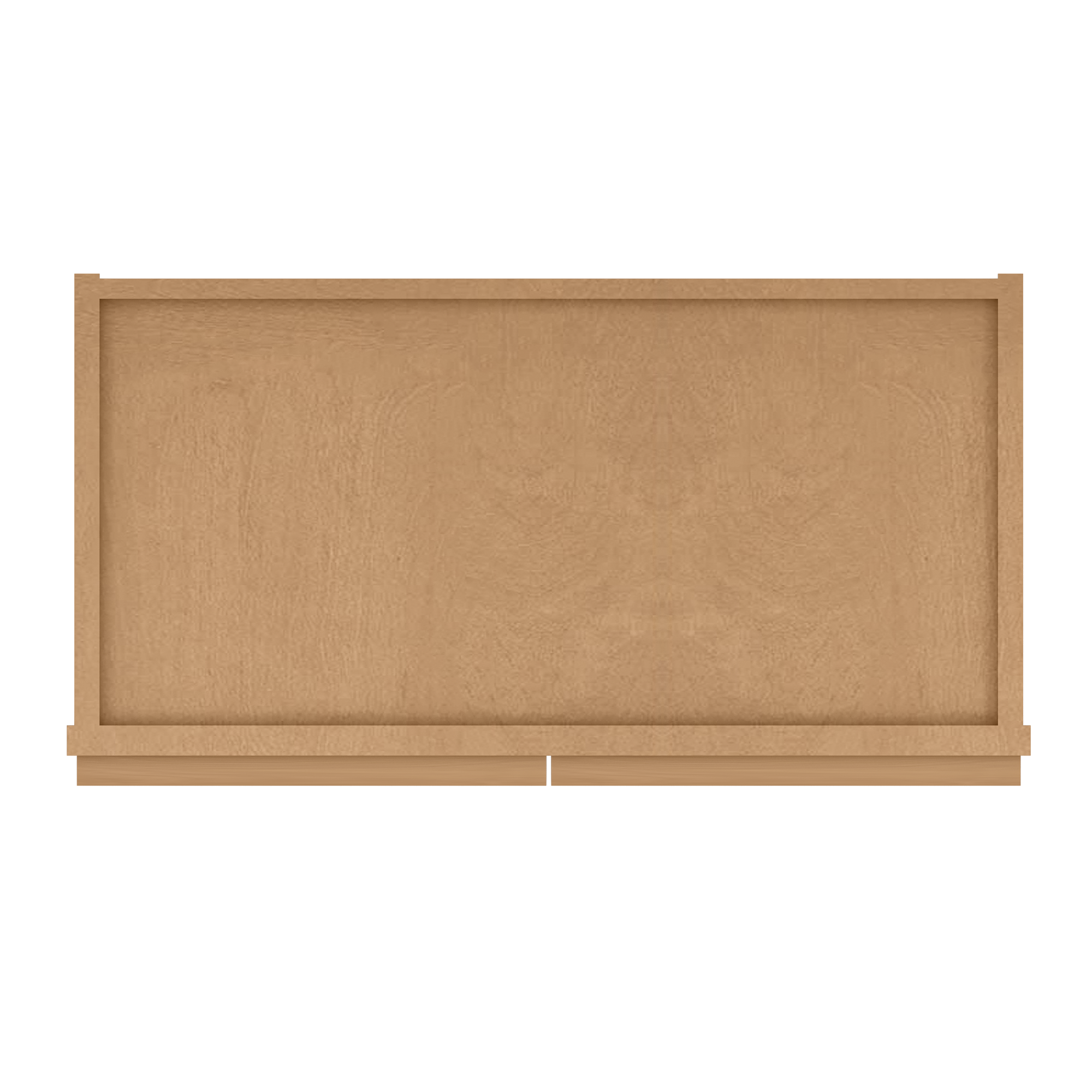 Wall Kitchen Cabinet W2424 Shaker Toffee LessCare 24 in. width 24 in. height 12 in. depth