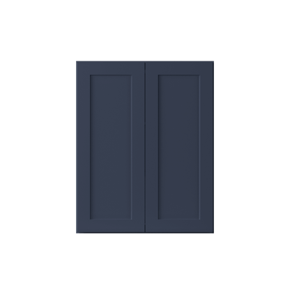 Wall Kitchen Cabinet W2430 Danbury Blue LessCare 24 in. width 30 in. height 12 in. depth