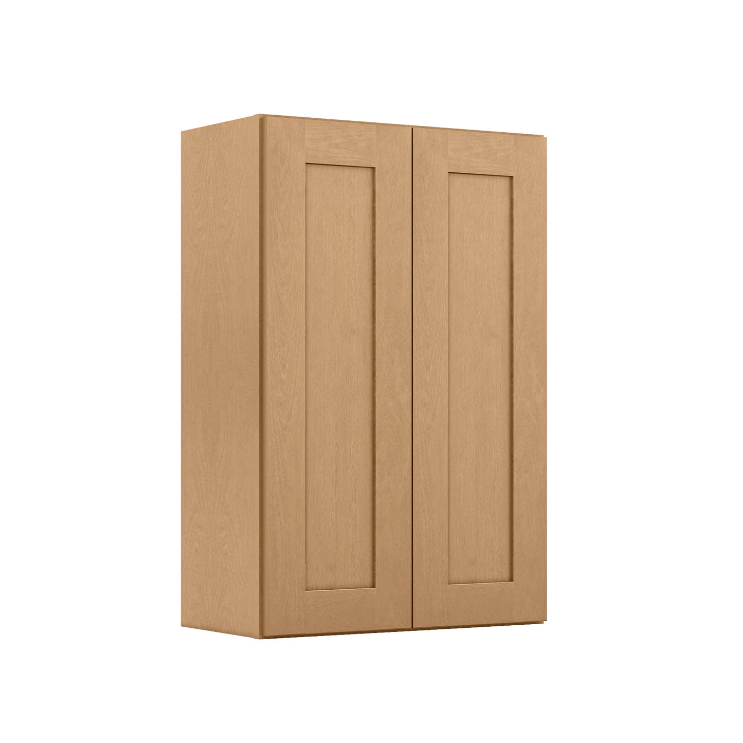 Wall Kitchen Cabinet W2436 Shaker Toffee LessCare 24 in. width 36 in. height 12 in. depth