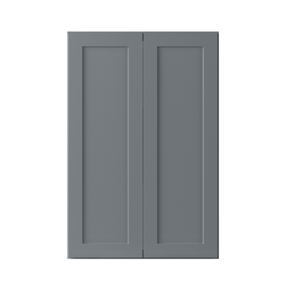 Wall Kitchen Cabinet W2436 Colonial Gray LessCare 24 in. width 36 in. height 12 in. depth