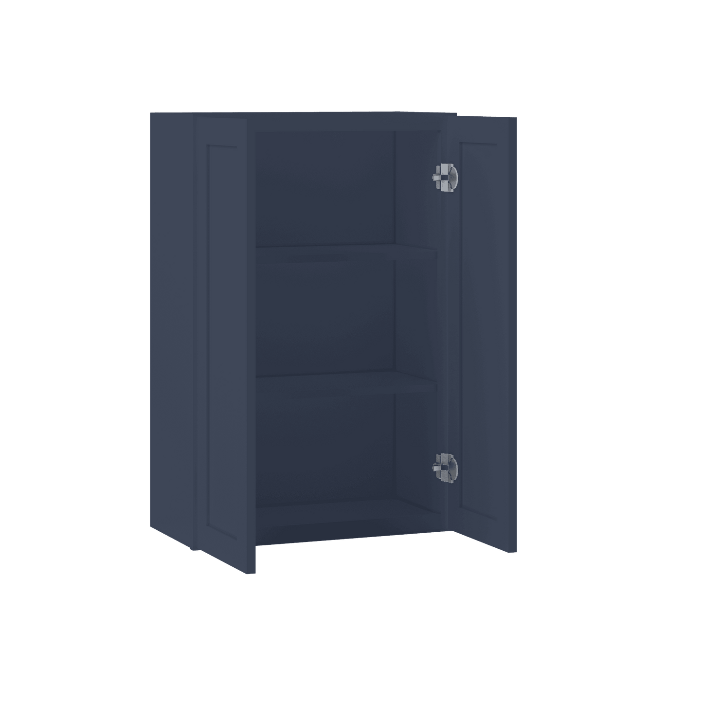 Wall Kitchen Cabinet W2436 Danbury Blue LessCare 24 in. width 36 in. height 12 in. depth