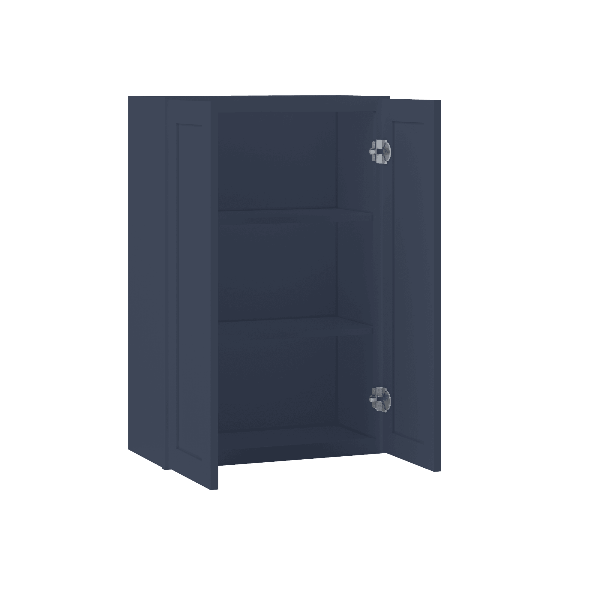 Wall Kitchen Cabinet W2436 Danbury Blue LessCare 24 in. width 36 in. height 12 in. depth