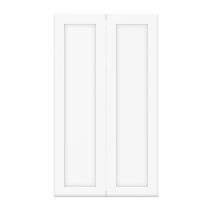 Wall Kitchen Cabinet W2442 Alpina White LessCare 24 in. width 42 in. height 12 in. depth