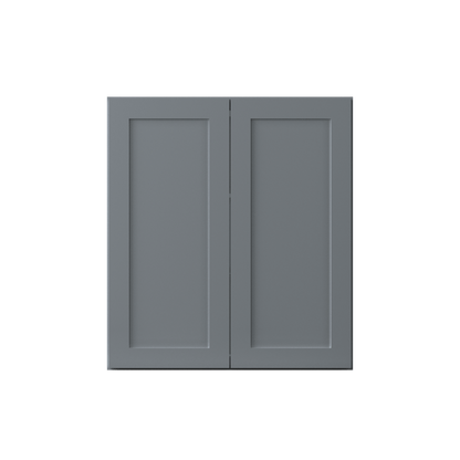 Wall Kitchen Cabinet W2730 Colonial Gray LessCare 27 in. width 30 in. height 12 in. depth