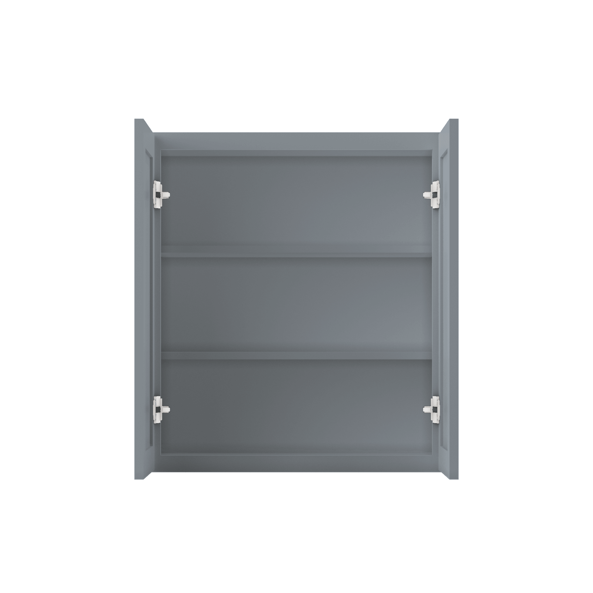 Wall Kitchen Cabinet W2730 Colonial Gray LessCare 27 in. width 30 in. height 12 in. depth