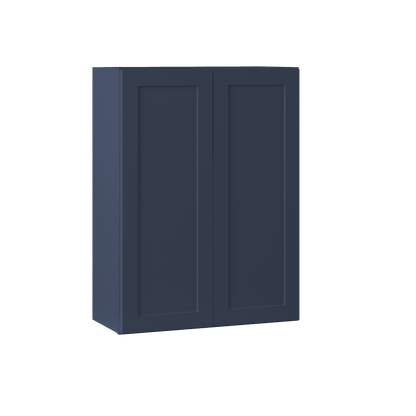 Wall Kitchen Cabinet W2736 Danbury Blue LessCare 27 in. width 36 in. height 12 in. depth