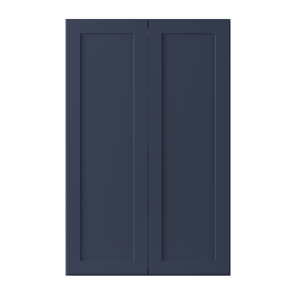 Wall Kitchen Cabinet W2742 Danbury Blue LessCare 27 in. width 42 in. height 12 in. depth