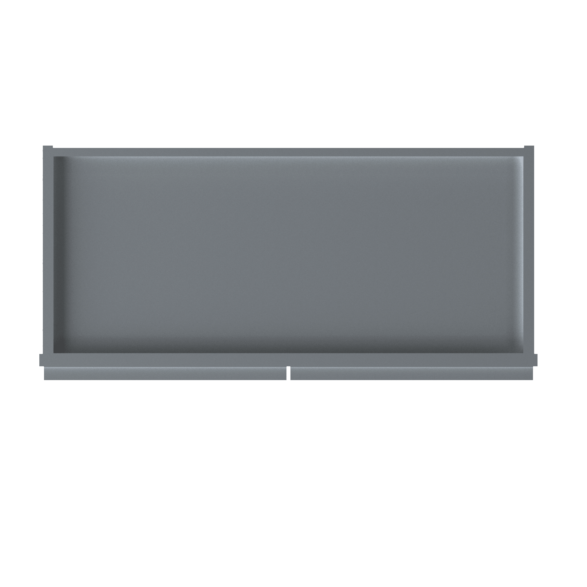 Wall Kitchen Cabinet W2742 Colonial Gray LessCare 27 in. width 42 in. height 12 in. depth