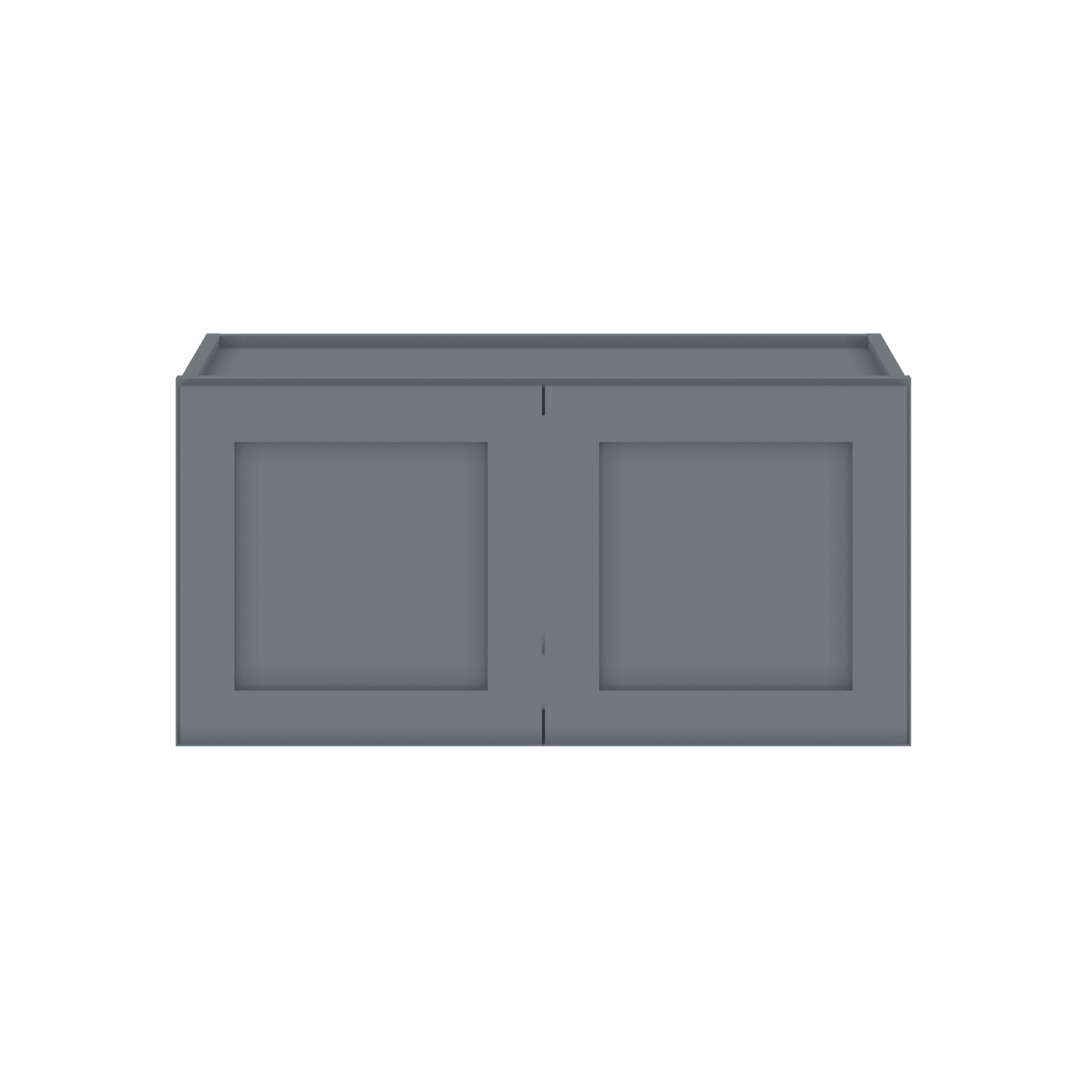 Wall Kitchen Cabinet W3015 Colonial Gray LessCare 30 in. width 15 in. height 12 in. depth