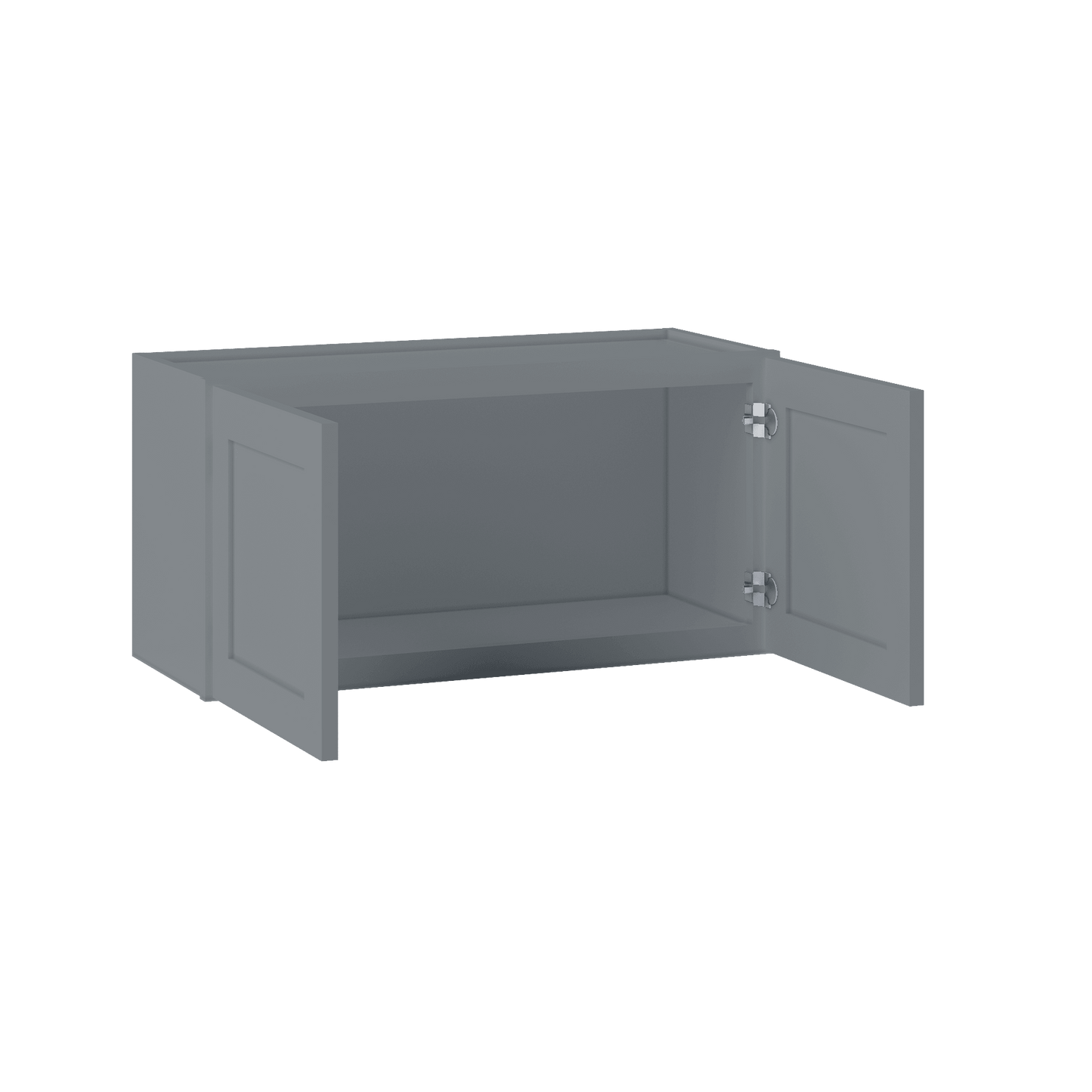 Wall Kitchen Cabinet W3015 Colonial Gray LessCare 30 in. width 15 in. height 12 in. depth