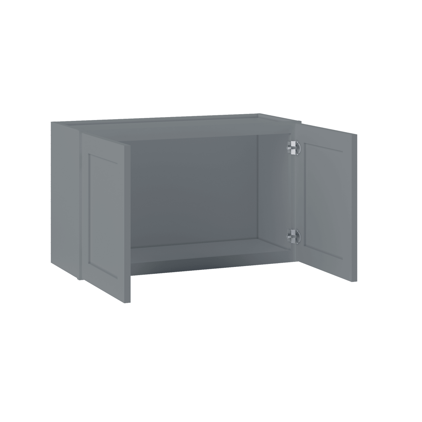 Wall Kitchen Cabinet W3018 Colonial Gray LessCare 30 in. width 18 in. height 12 in. depth