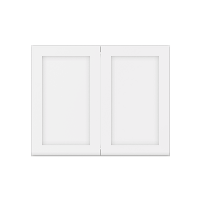 Wall Kitchen Cabinet W3024 Alpina White LessCare 30 in. width 24 in. height 12 in. depth