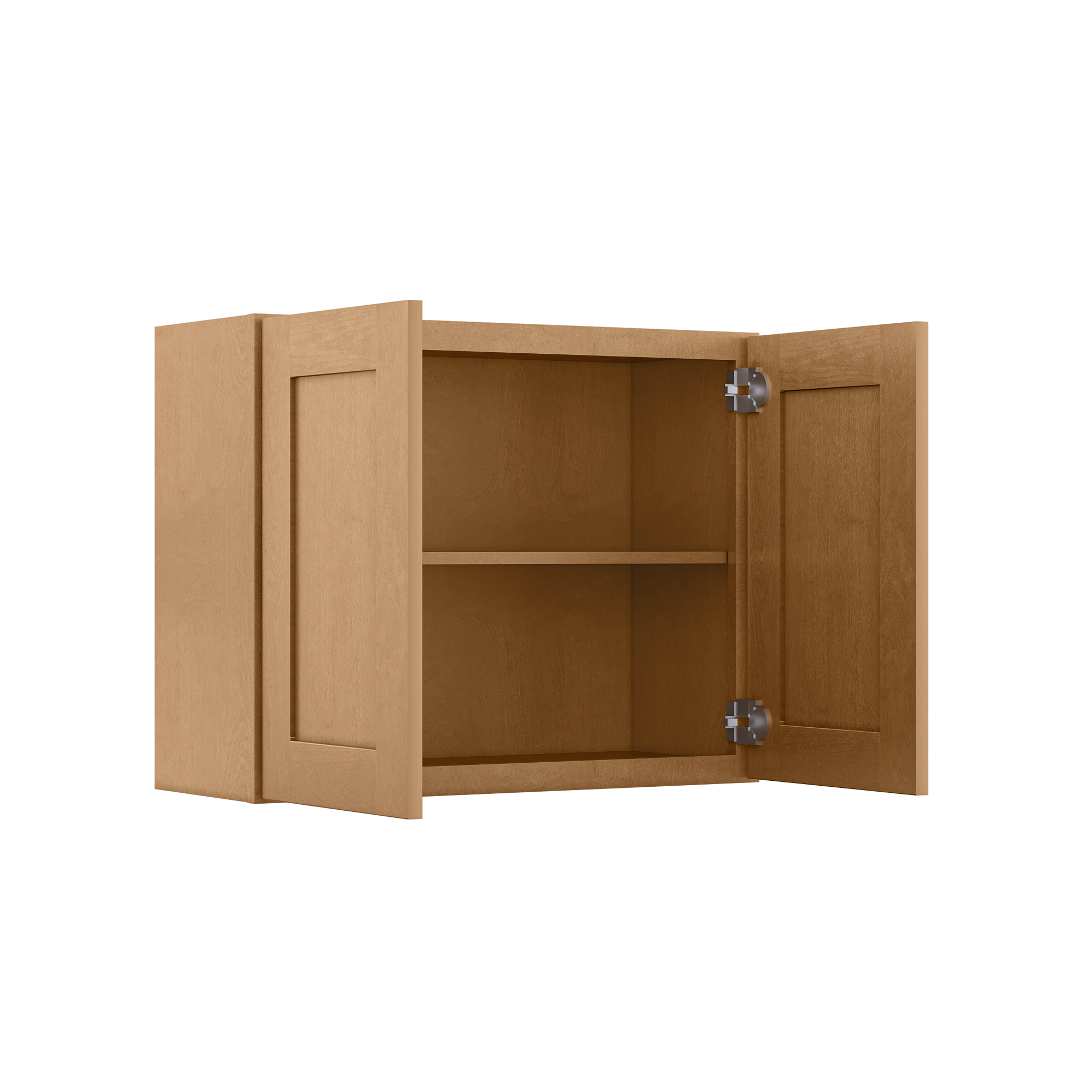 Wall Kitchen Cabinet W3024 Shaker Toffee LessCare 30 in. width 24 in. height 12 in. depth