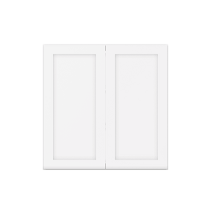 Wall Kitchen Cabinet W3030 Alpina White LessCare 30 in. width 30 in. height 12 in. depth