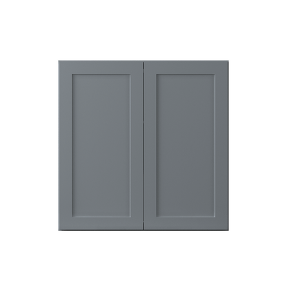 Wall Kitchen Cabinet W3030 Colonial Gray LessCare 30 in. width 30 in. height 12 in. depth