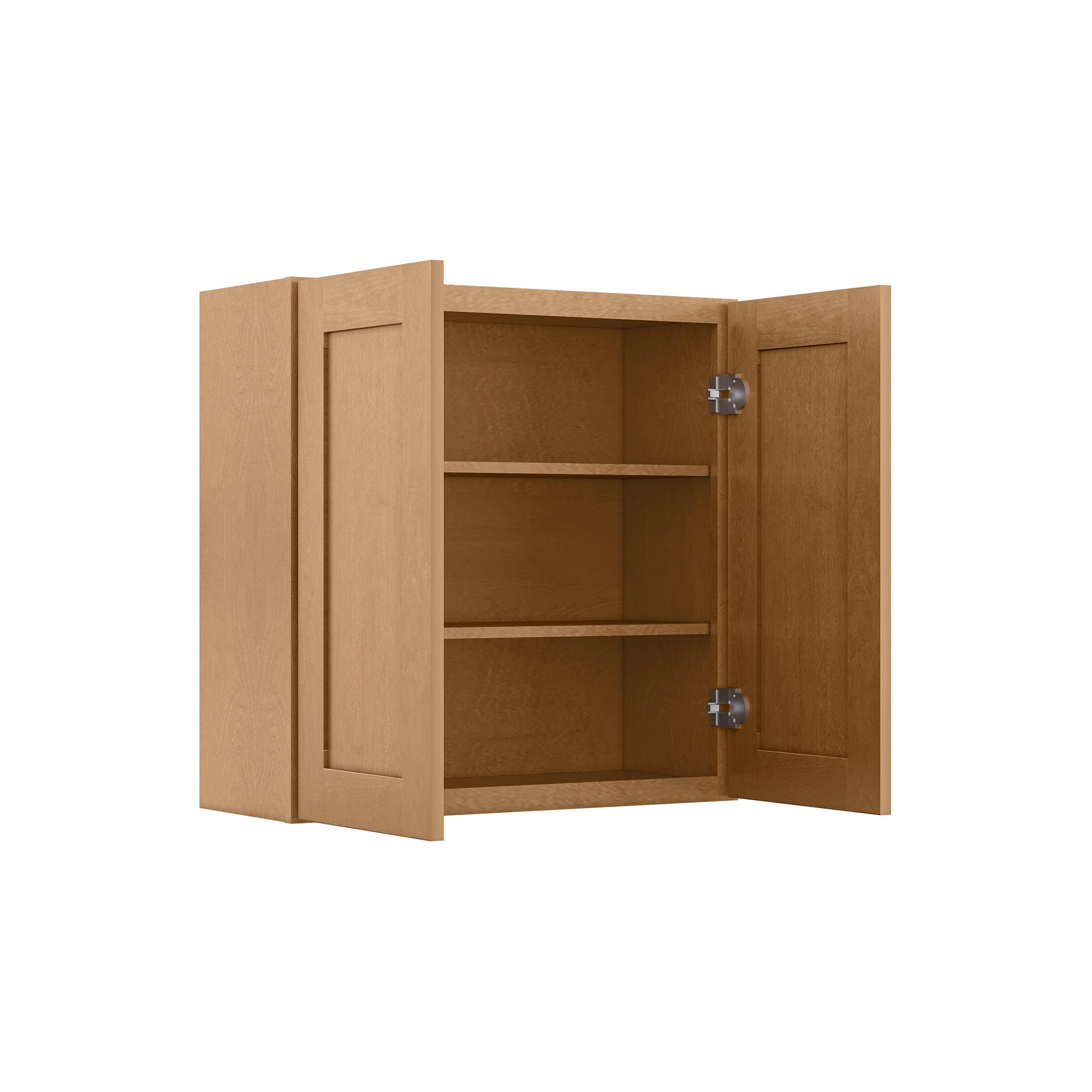 Wall Kitchen Cabinet W3030 Shaker Toffee LessCare 30 in. width 30 in. height 12 in. depth