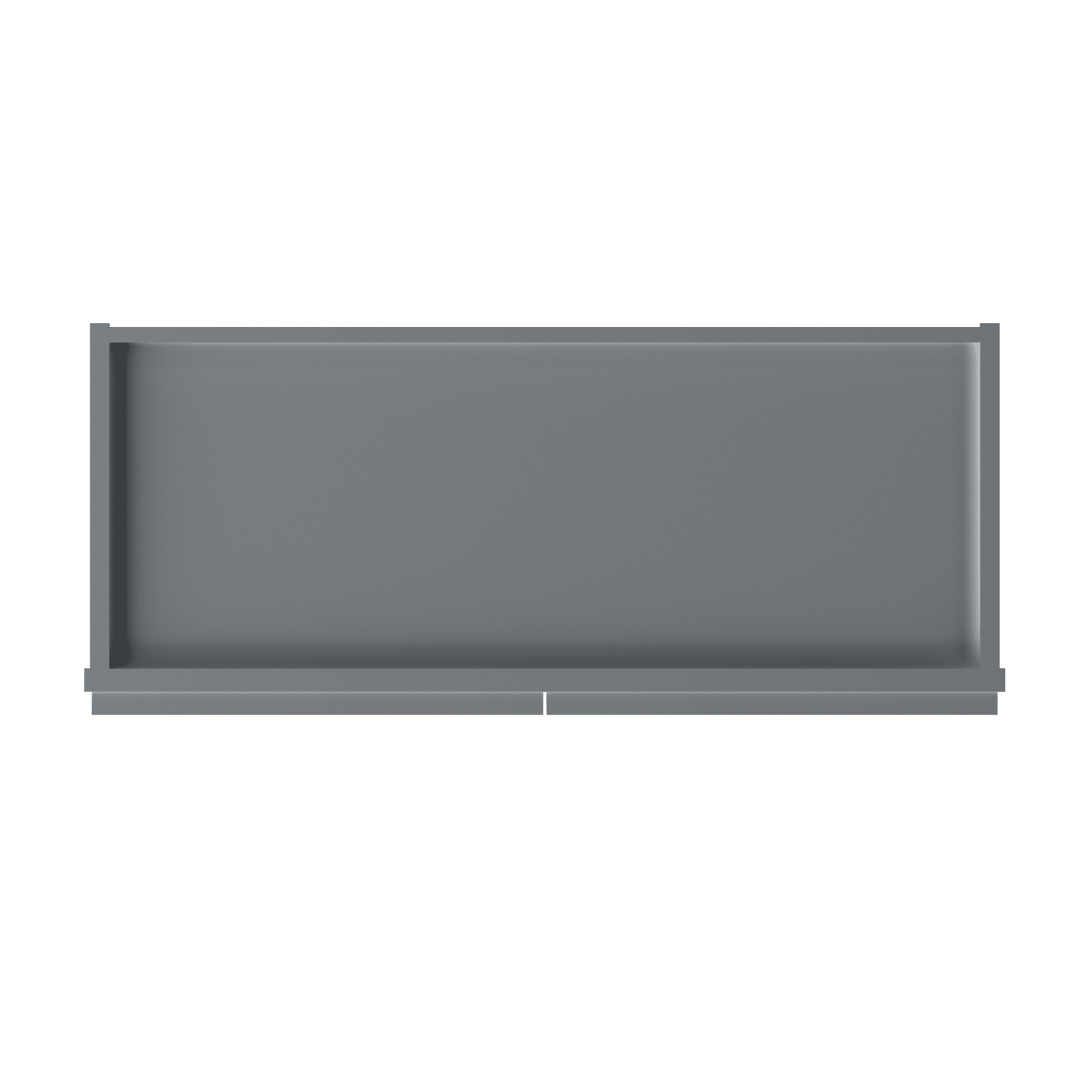 Wall Kitchen Cabinet W3030 Colonial Gray LessCare 30 in. width 30 in. height 12 in. depth