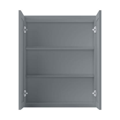 Wall Kitchen Cabinet W3036 Colonial Gray LessCare 30 in. width 36 in. height 12 in. depth