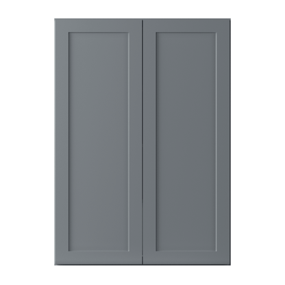 Wall Kitchen Cabinet W3042 Colonial Gray LessCare 30 in. width 42 in. height 12 in. depth