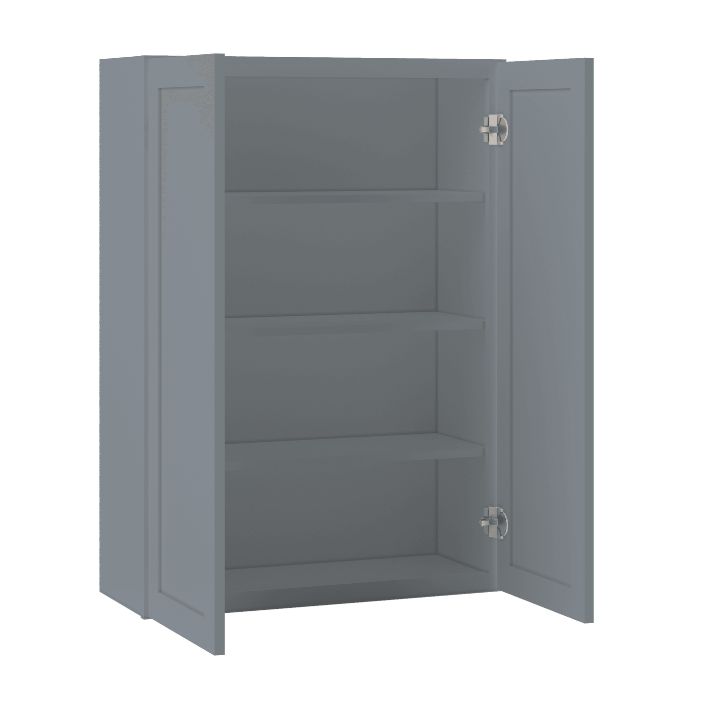 Wall Kitchen Cabinet W3042 Colonial Gray LessCare 30 in. width 42 in. height 12 in. depth