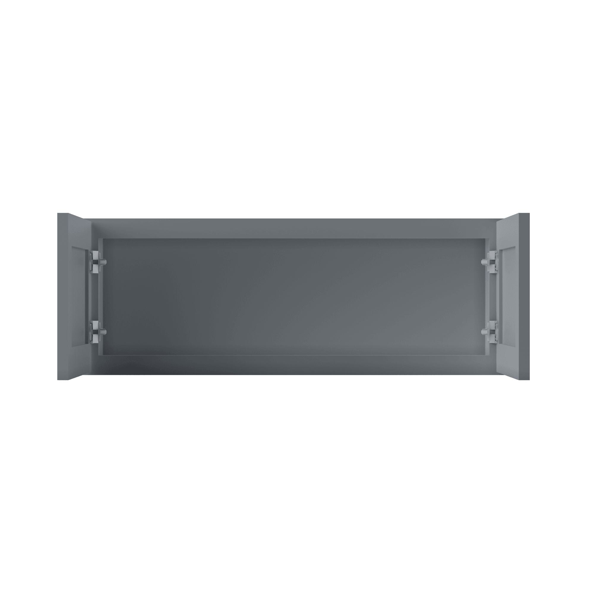 Wall Kitchen Cabinet W3312 Colonial Gray LessCare 33 in. width 12 in. height 12 in. depth