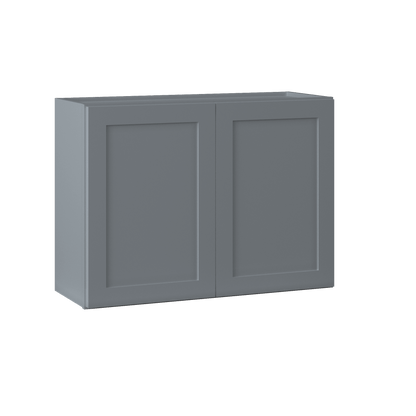 Wall Kitchen Cabinet W3324 Colonial Gray LessCare 33 in. width 24 in. height 12 in. depth