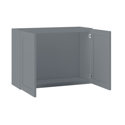 Wall Kitchen Cabinet W3324 Colonial Gray LessCare 33 in. width 24 in. height 12 in. depth