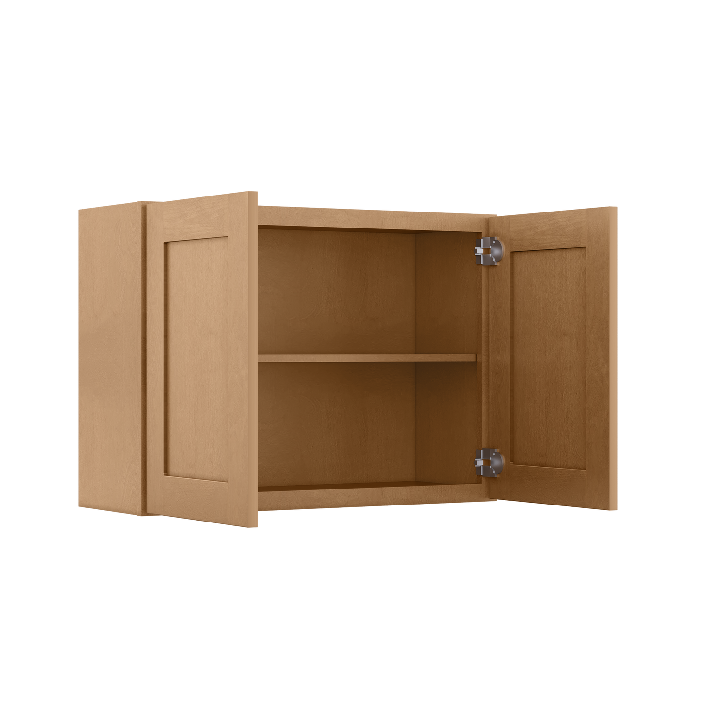 Wall Kitchen Cabinet W3324 Shaker Toffee LessCare 33 in. width 24 in. height 12 in. depth