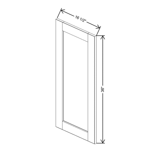 J&K Java Coffee S1 Dummy Door Panel 16 1/2" W x 36" H