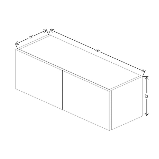 CNC Classic Milano Mirage 09" W X 42" H Single Door Wall Cabinet