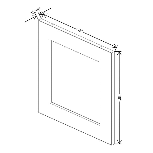 J&K Java Coffee S1 Dummy Door Panel 18" W x 18" H