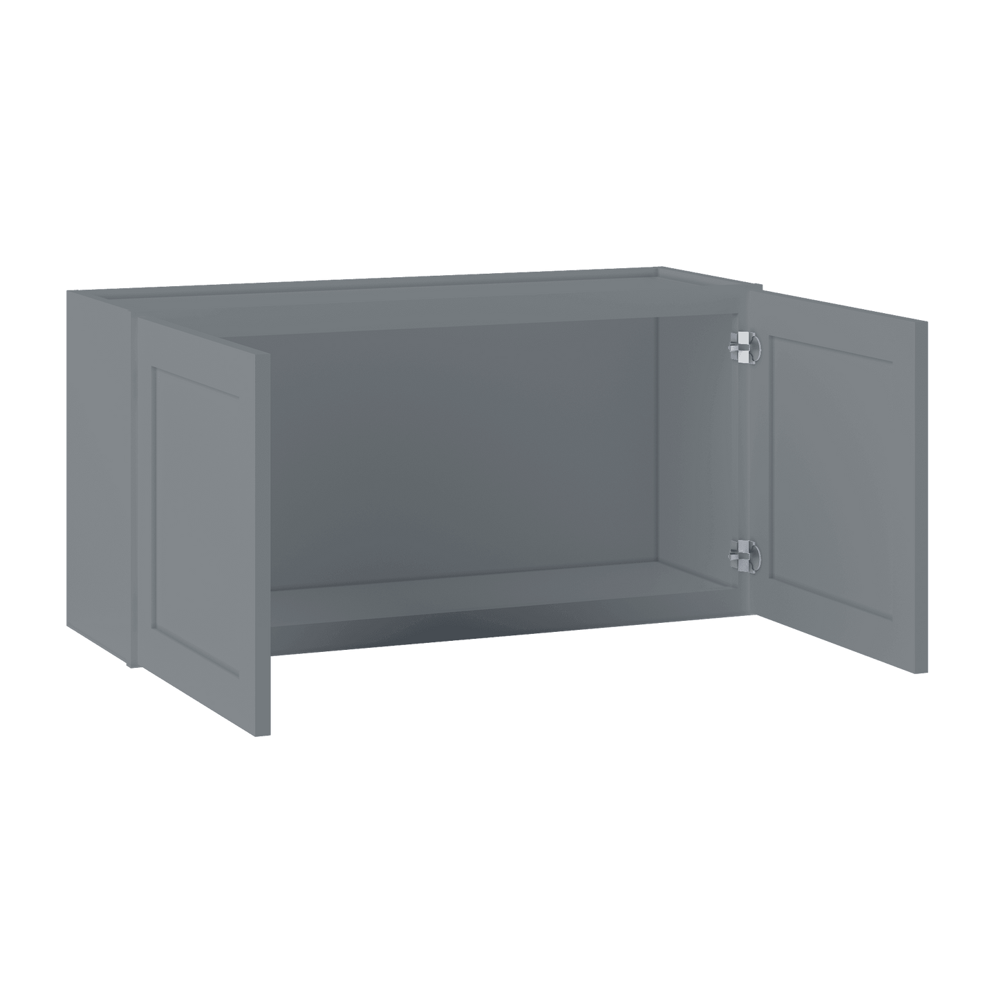 Wall Kitchen Cabinet W3618 Colonial Gray LessCare 36 in. width 18 in. height 12 in. depth