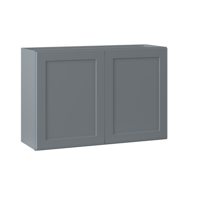 Wall Kitchen Cabinet W3624 Colonial Gray LessCare 36 in. width 24 in. height 12 in. depth