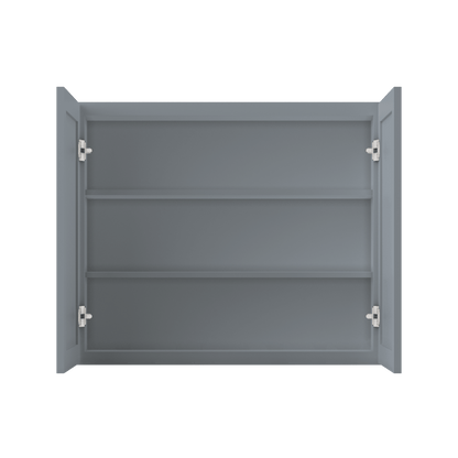 Wall Kitchen Cabinet W3630 Colonial Gray LessCare 36 in. width 30 in. height 12 in. depth