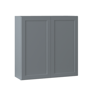 Wall Kitchen Cabinet W3636 Colonial Gray LessCare 36 in. width 36 in. height 12 in. depth