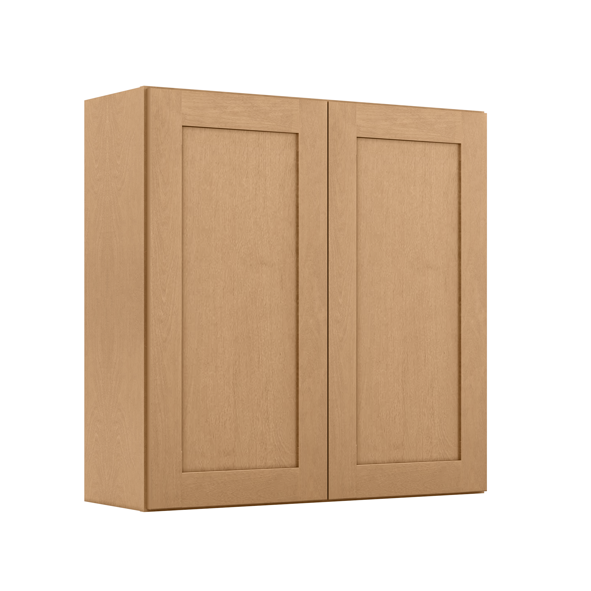 Wall Kitchen Cabinet W3636 Shaker Toffee LessCare 36 in. width 36 in. height 12 in. depth