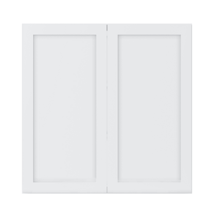 Wall Kitchen Cabinet W3636 Alpina White LessCare 36 in. width 36 in. height 12 in. depth