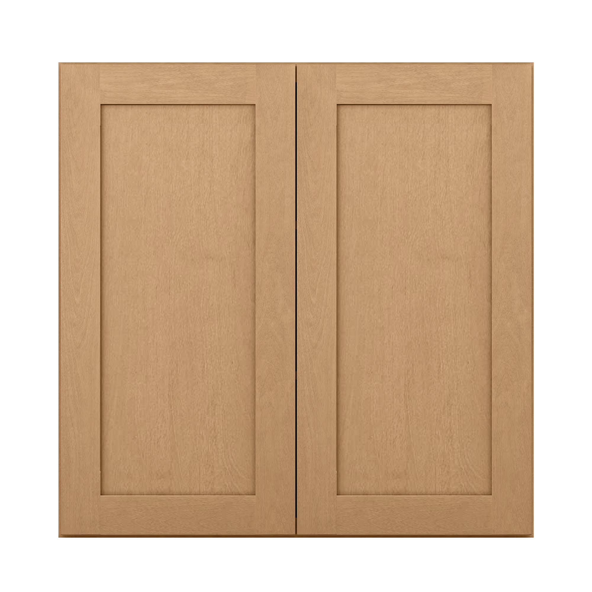 Wall Kitchen Cabinet W3636 Shaker Toffee LessCare 36 in. width 36 in. height 12 in. depth