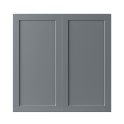 Wall Kitchen Cabinet W3636 Colonial Gray LessCare 36 in. width 36 in. height 12 in. depth