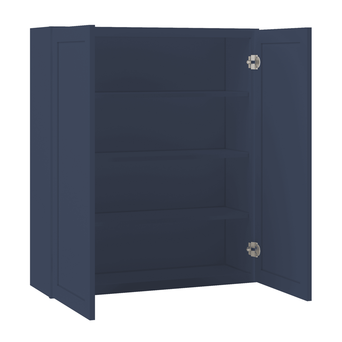 Wall Kitchen Cabinet W3642 Danbury Blue LessCare 36 in. width 42 in. height 12 in. depth