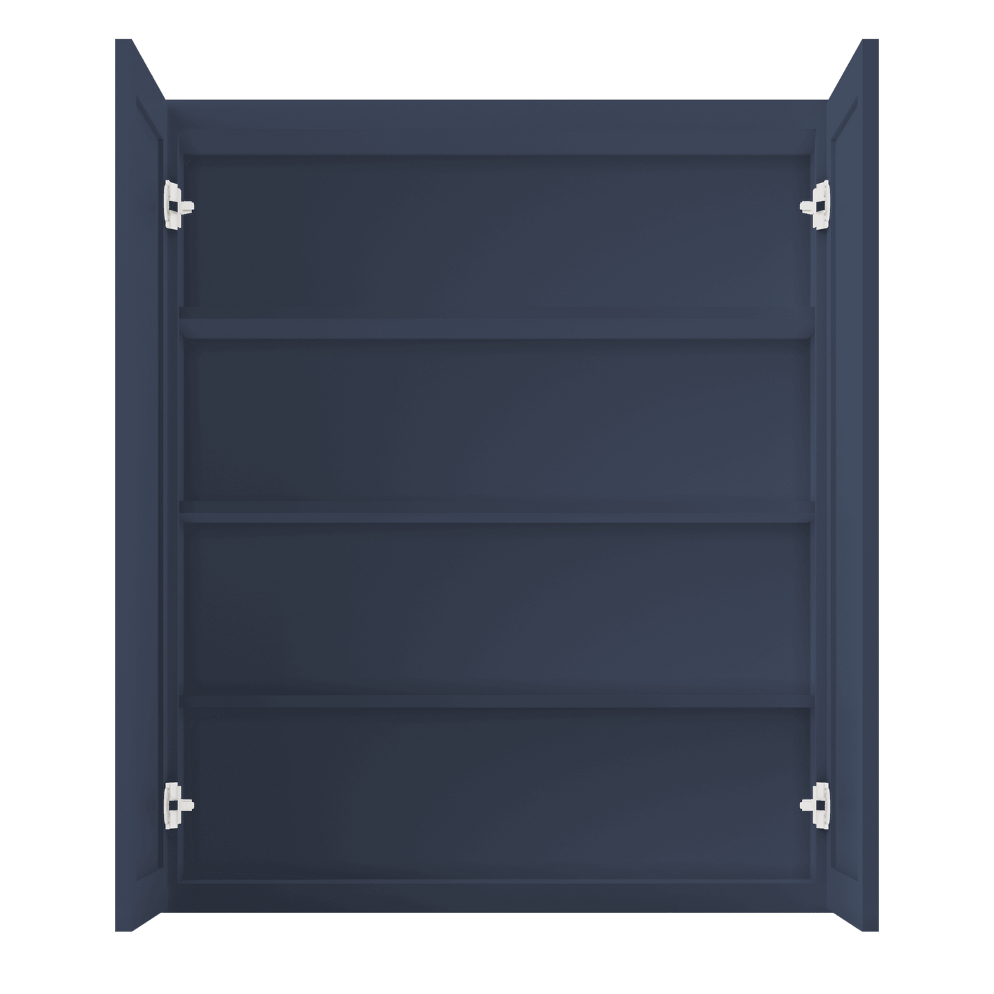 Wall Kitchen Cabinet W3642 Danbury Blue LessCare 36 in. width 42 in. height 12 in. depth