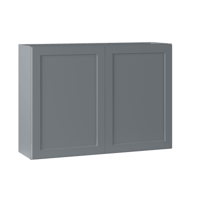 Wall Kitchen Cabinet W4230 Colonial Gray LessCare 42 in. width 30 in. height 12 in. depth