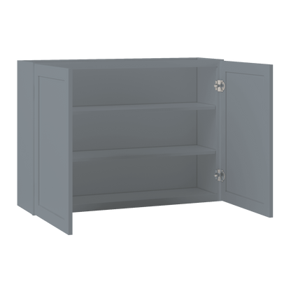 Wall Kitchen Cabinet W4230 Colonial Gray LessCare 42 in. width 30 in. height 12 in. depth